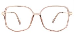Payton Geometric Beige Glasses0