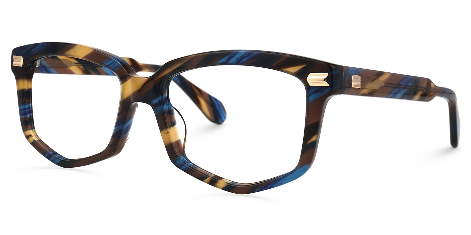 Geri Geometric Multicolor Glasses | ZEELOOL UK1