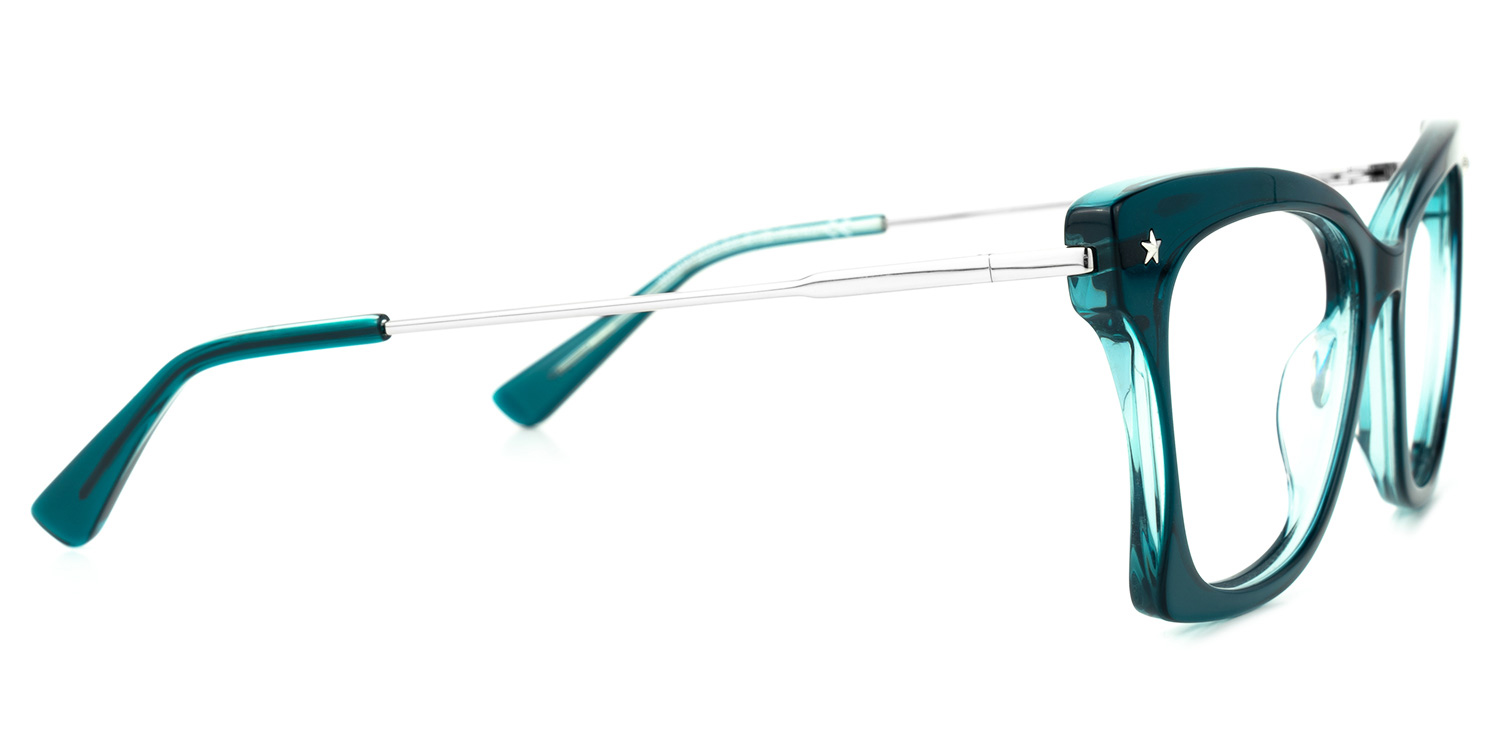 Tameron Butterfly Peacock-Blue Glasses | ZEELOOL UK2