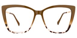 Awilda Cateye Brown Glasses0