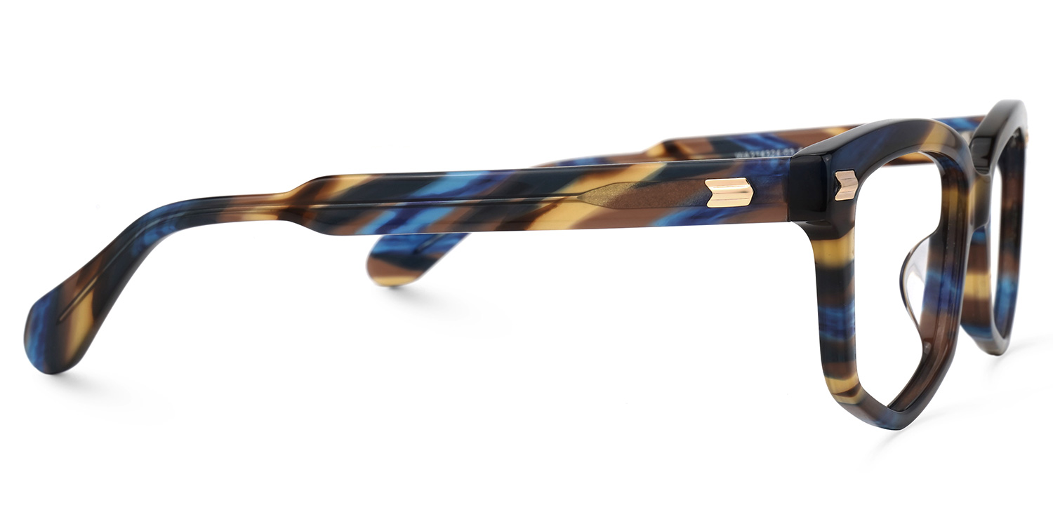Geri Geometric Multicolor Glasses | ZEELOOL UK2