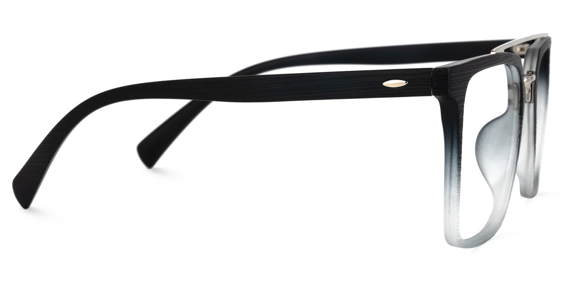 Shumac Square Black-Clear Glasses | ZEELOOL UK2