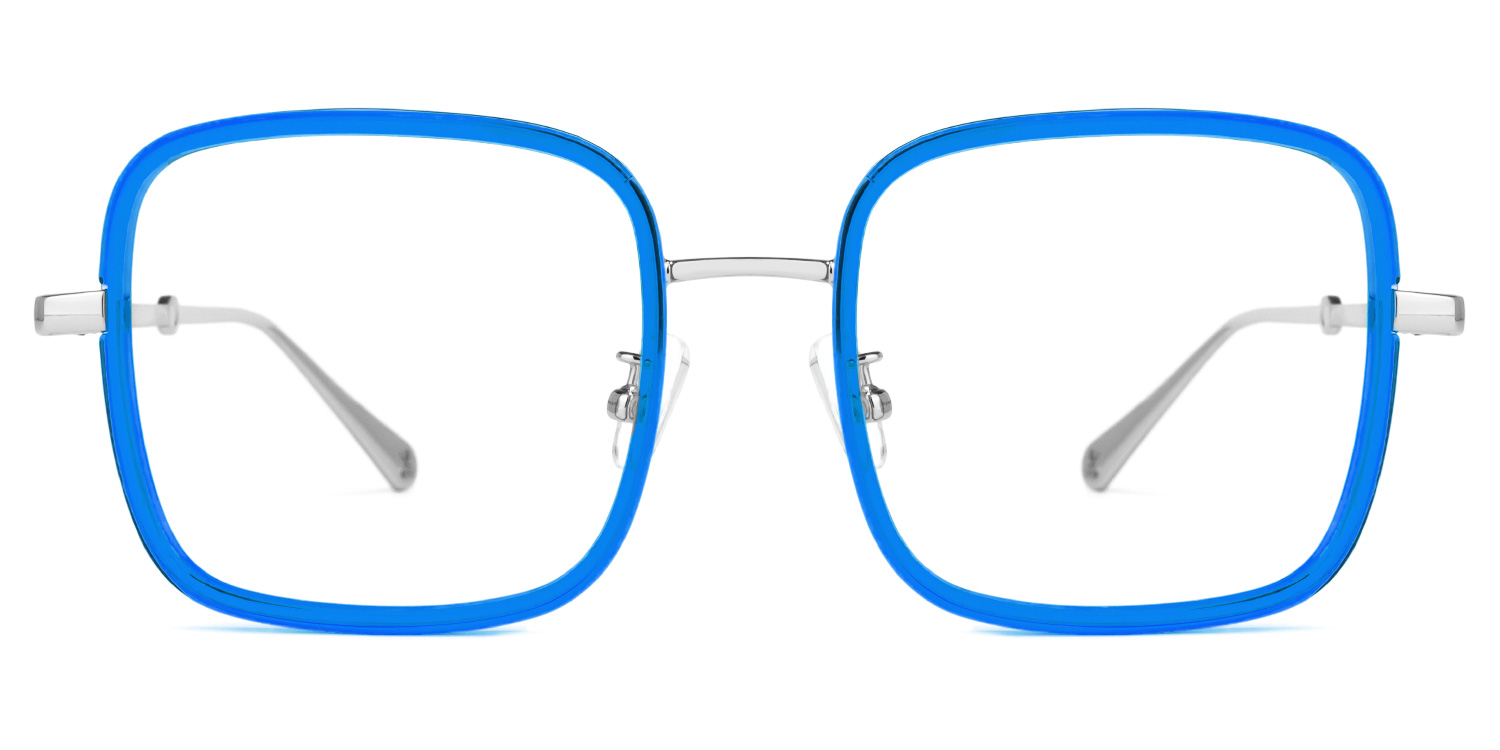 Ozzy Square Blue Glasses | ZEELOOL UK0