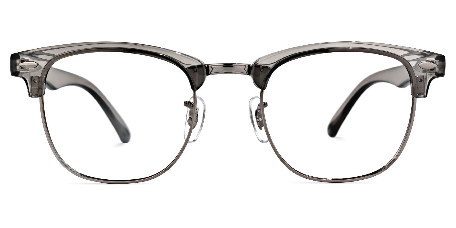 Hacker Browline Gray Glasses | ZEELOOL UK0