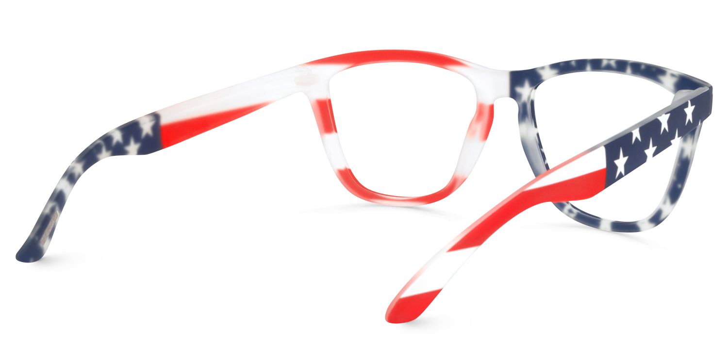 Pedro Square USA Flag Glasses | ZEELOOL UK4