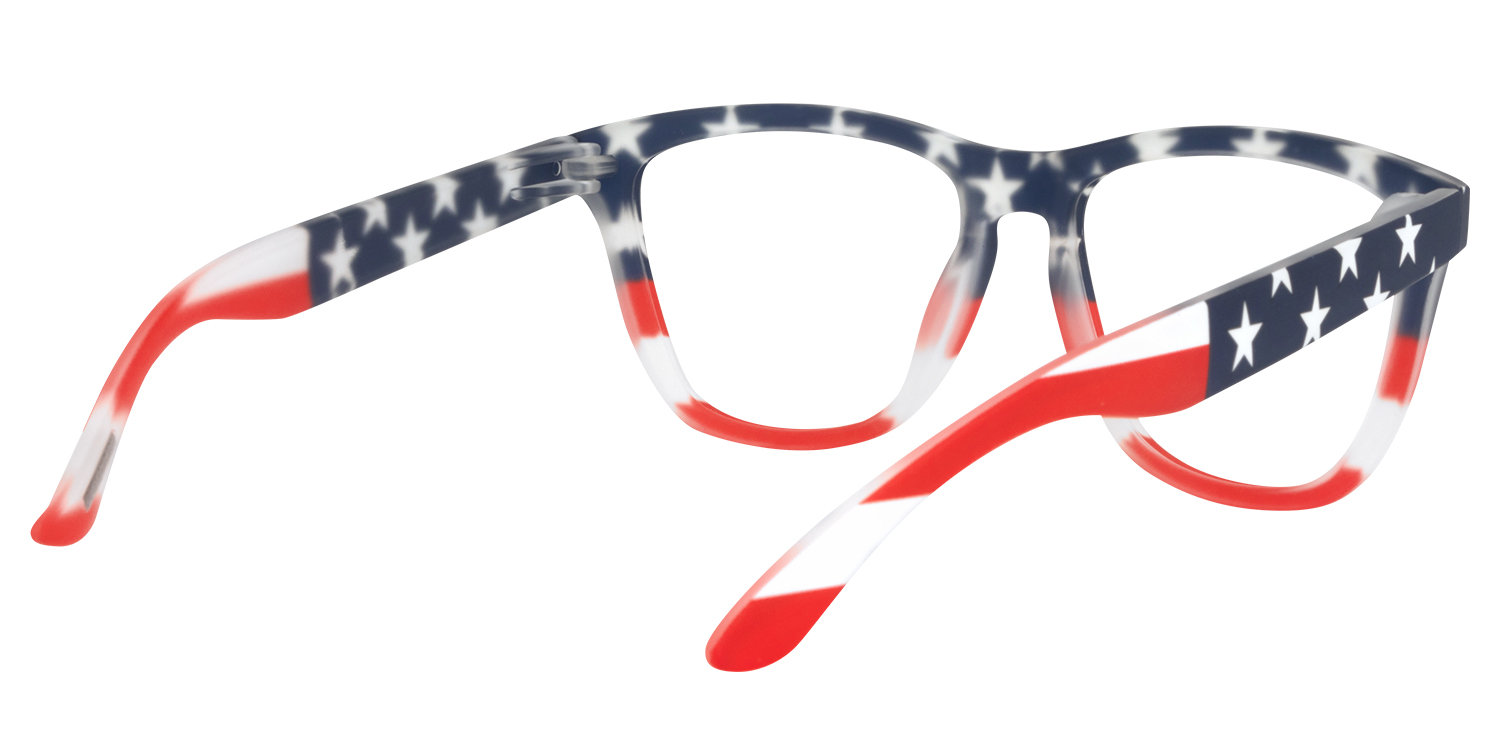 Theo Square USA Flag Glasses | ZEELOOL UK4