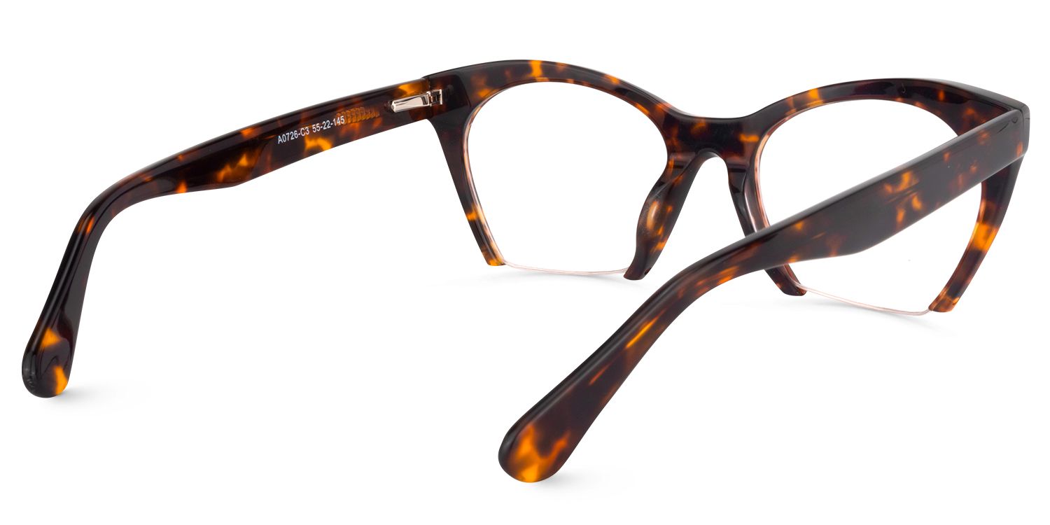 Christine Cat Eye Tortoise Glasses | ZEELOOL UK4