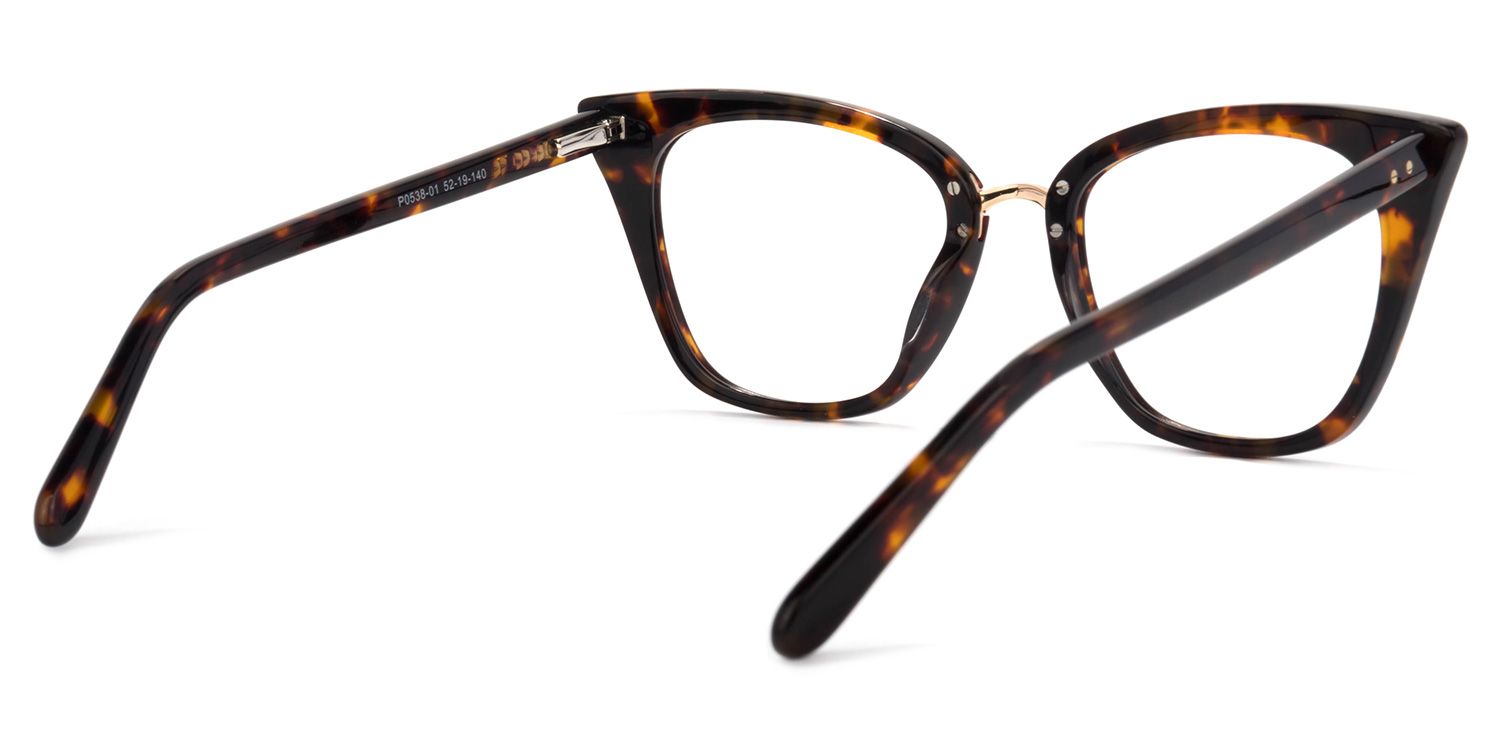 Wanda Cat Eye Tortoise Glasses | ZEELOOL UK4