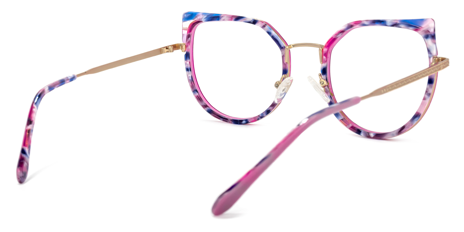 Felix Cateye Purple Glasses | ZEELOOL UK4