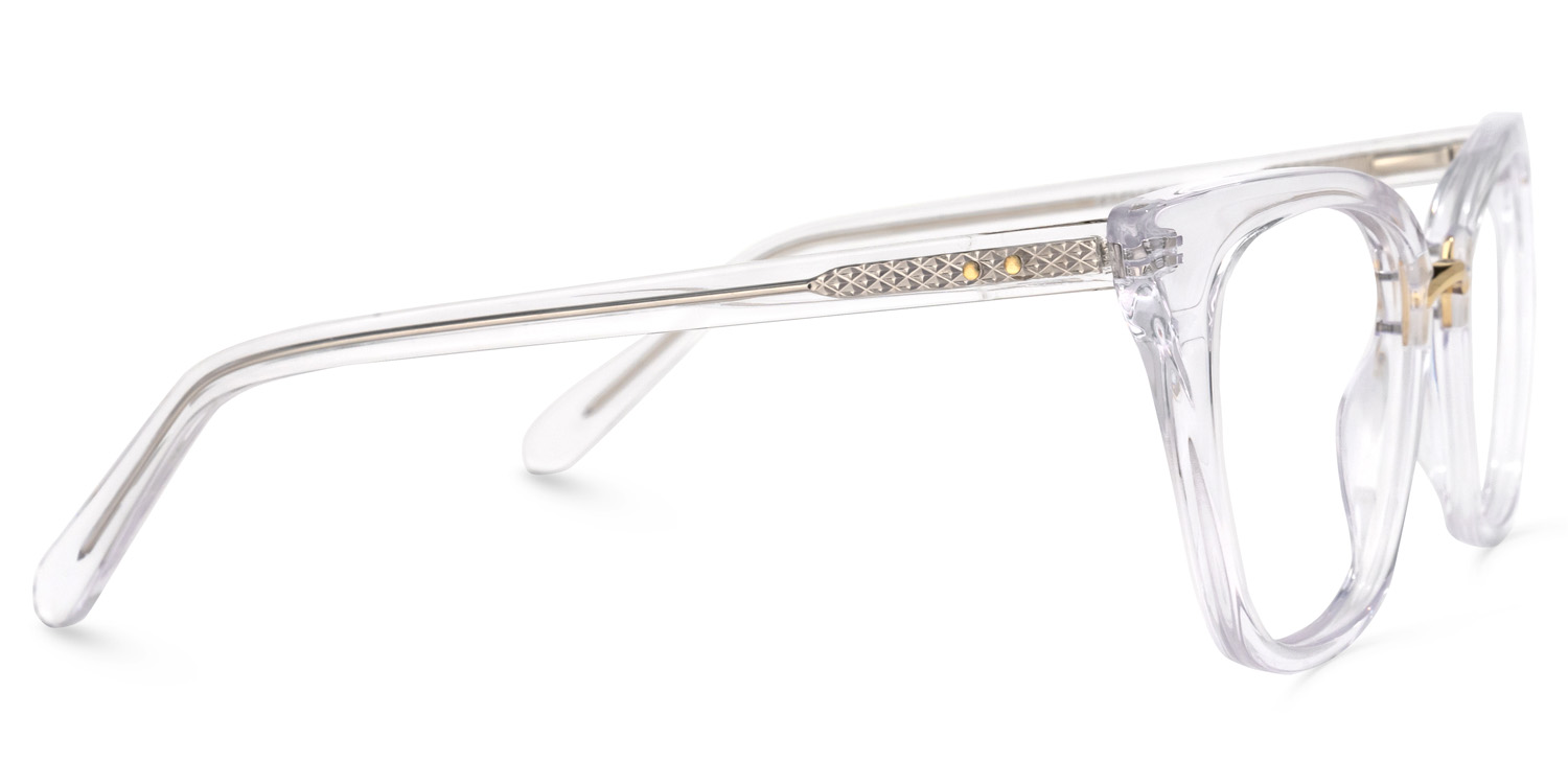 Martha Cat Eye Crystal Glasses | ZEELOOL UK2