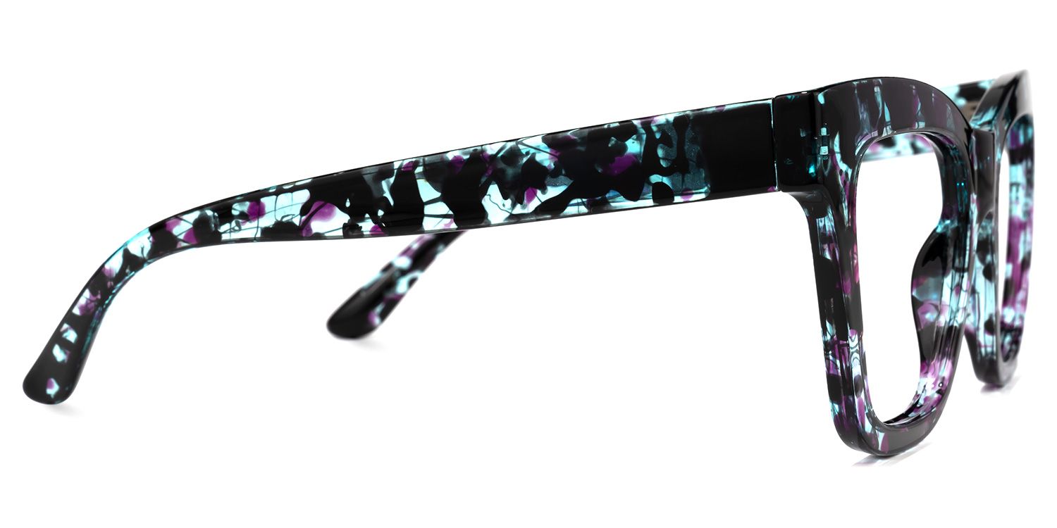 Ausmus Cateye Floral Glasses | ZEELOOL UK2