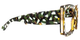 Yael Square Green Glasses2