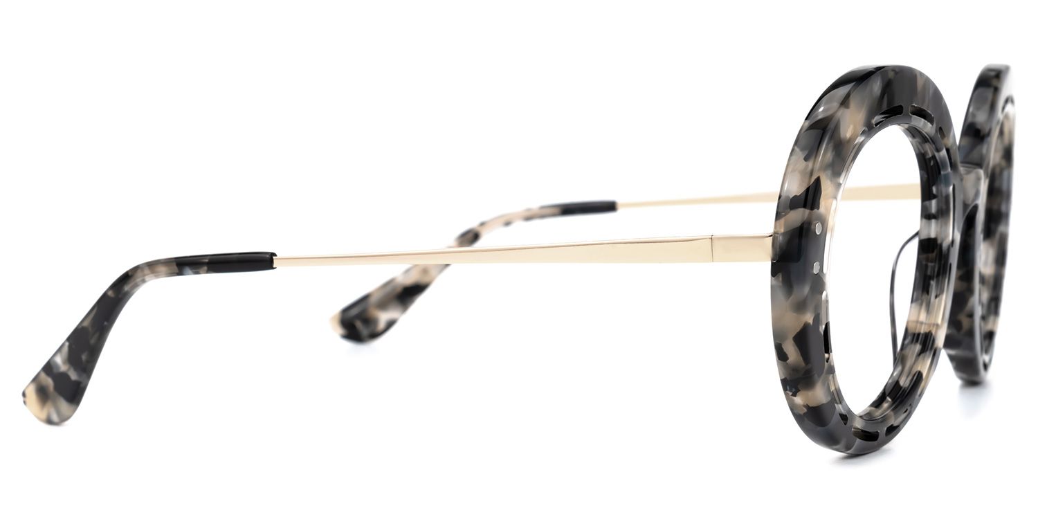 Pastrana Round Marble Glasses | ZEELOOL UK2