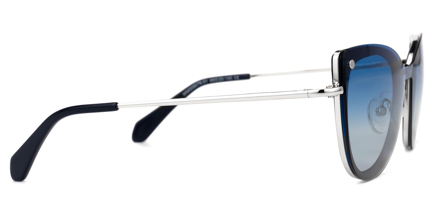 Paulette Clip-on Blue Glasses | ZEELOOL UK3