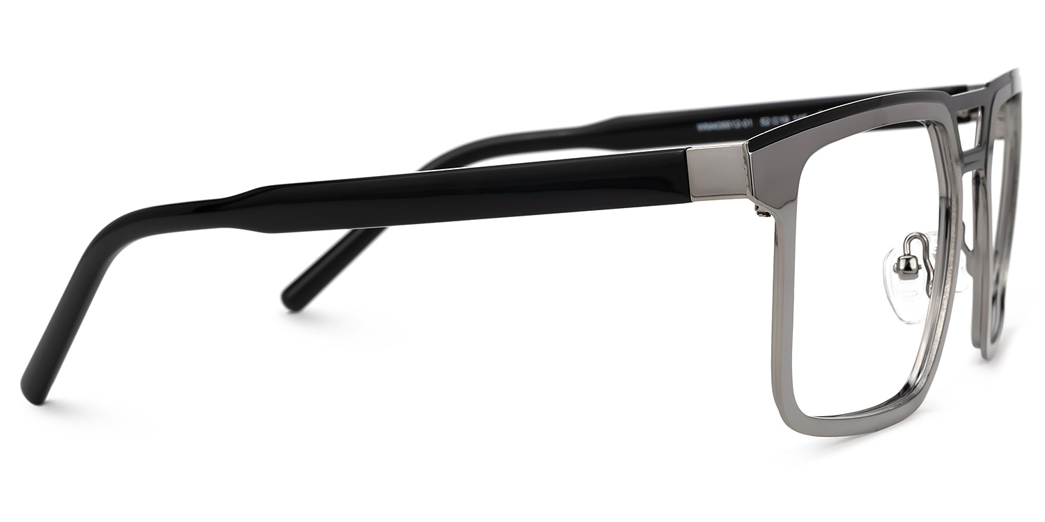 Wirtz Geometric Gray Glasses | ZEELOOL UK2