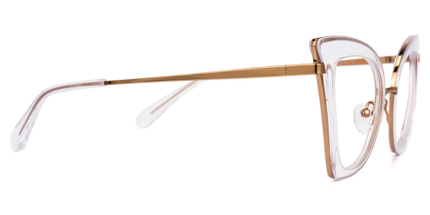 Orinthia Cateye Clear Glasses | ZEELOOL UK2