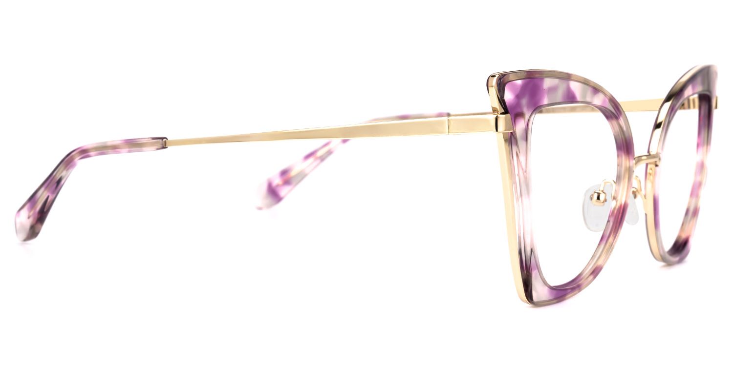 Orinthia Cateye Purple Glasses | ZEELOOL UK2