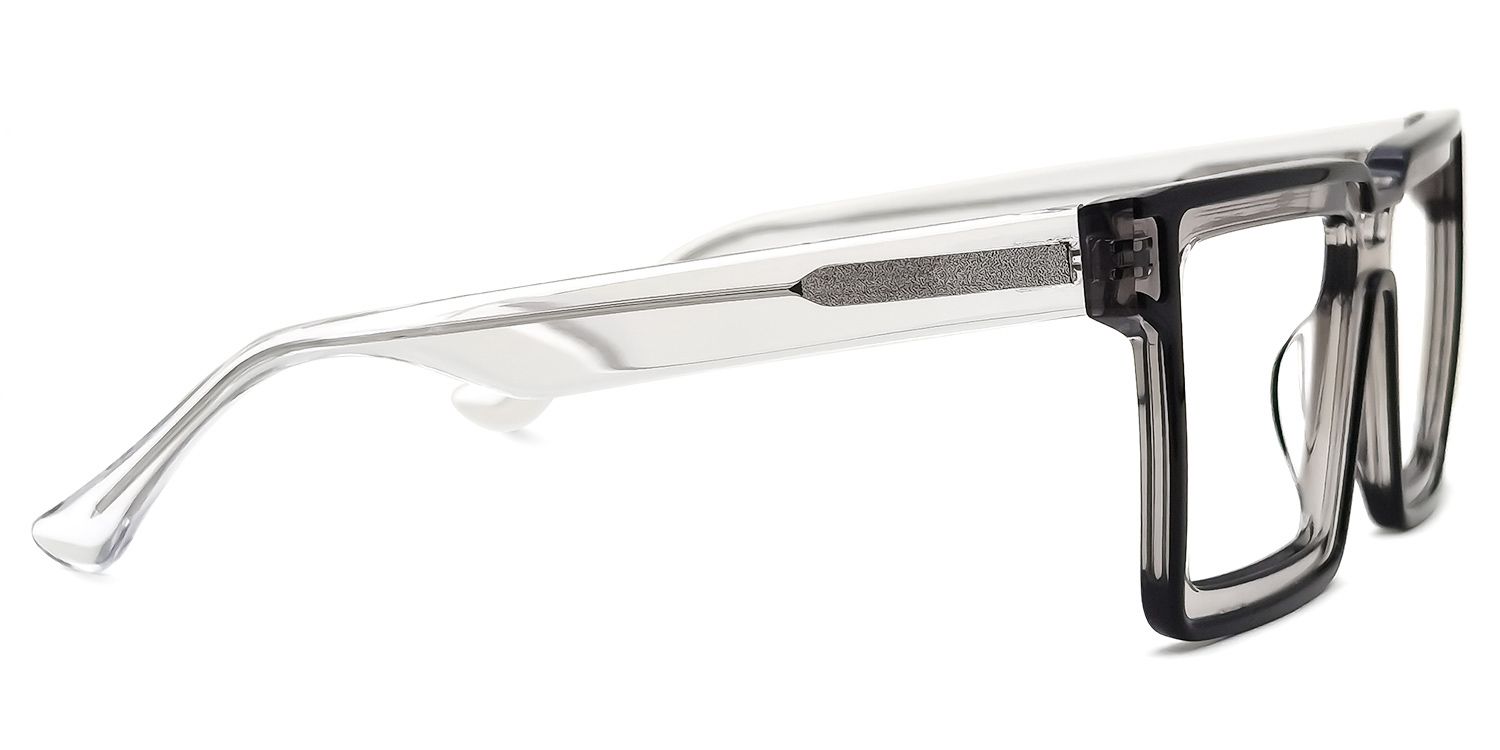 Milian Cyberpunk Square Black Glasses for Women and Men2