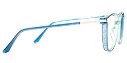 Rodz Square Blue-Green Glasses2