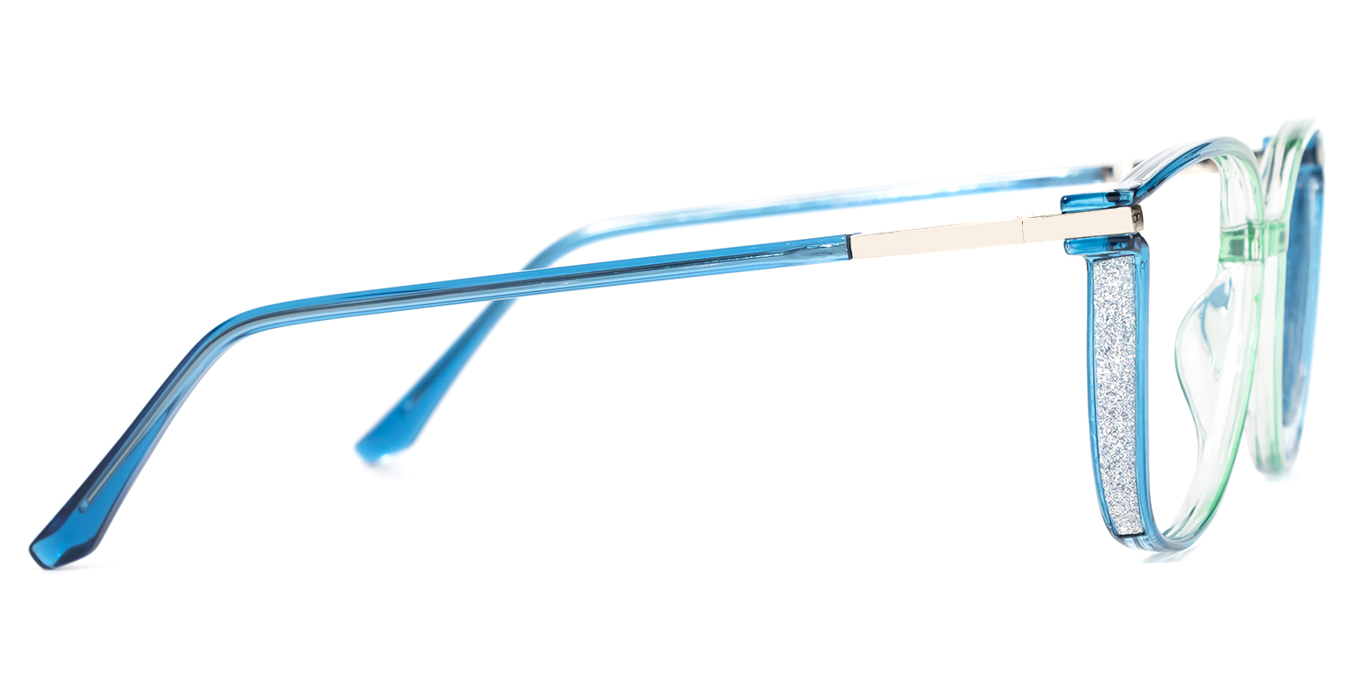 Rodz Square Blue-Green Glasses2