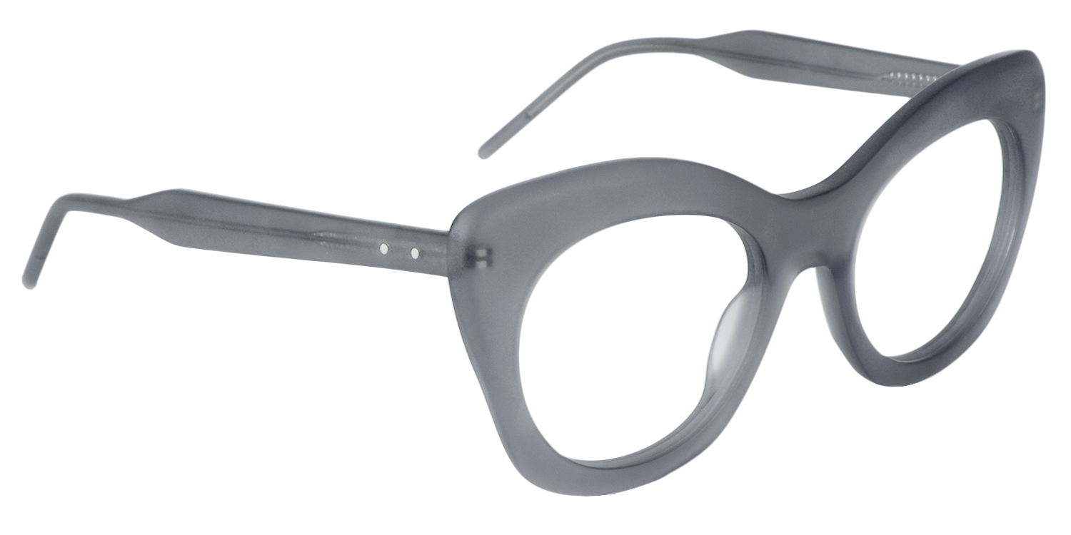 Cat-eye Gray Glasses | ZEELOOL UK5