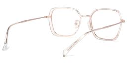 Natalee Rose-Gold Square Glasses4