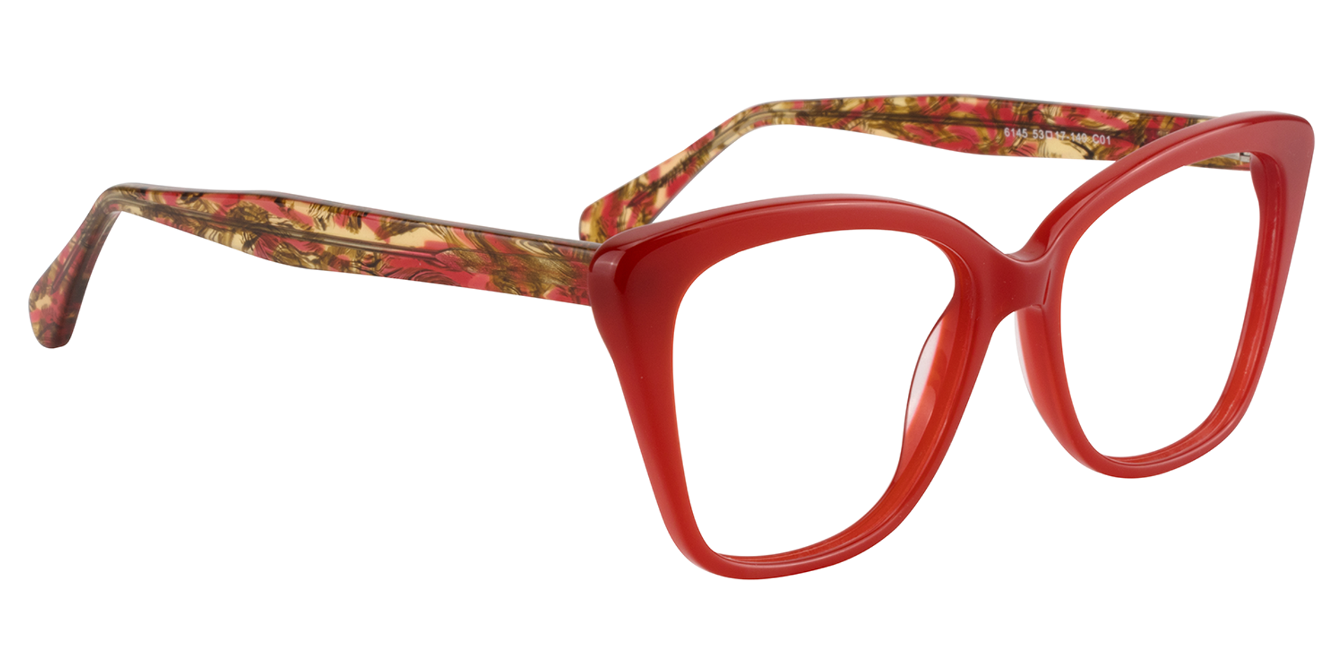 Square Red Glasses | ZEELOOL UK2