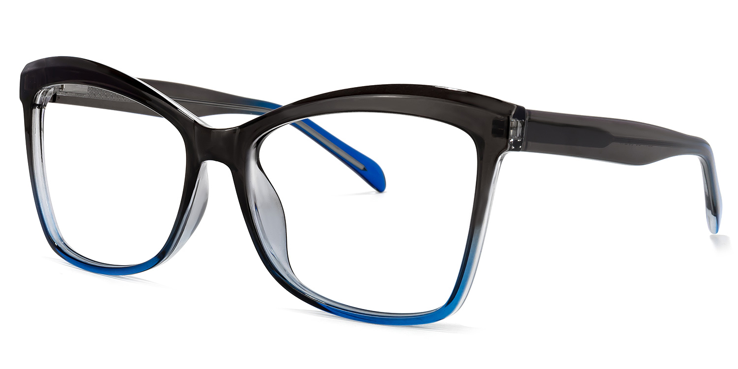 Peter Cateye Dark-Gray Glasses | ZEELOOL UK1