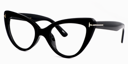 Kristin Black Cat eye Glasses2