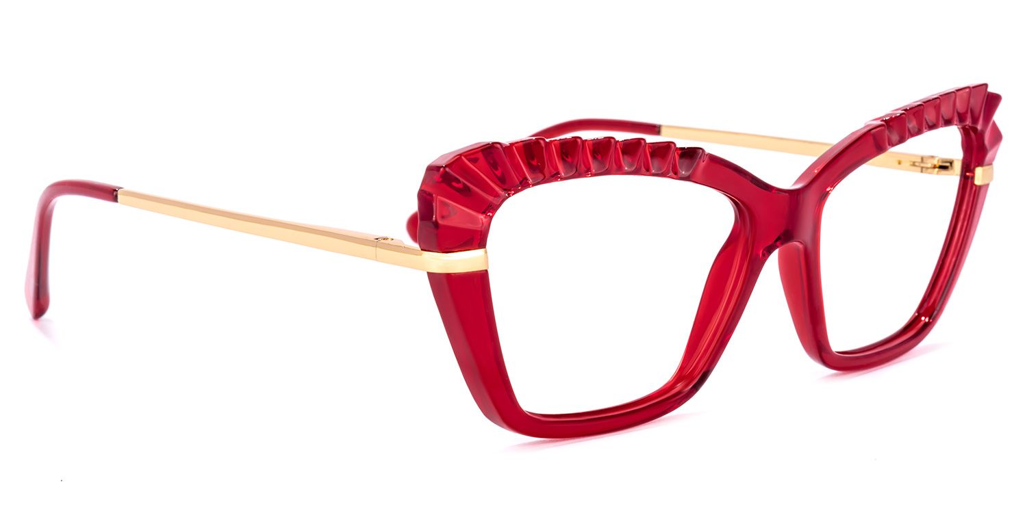 Sophie Cateye Red Glasses | ZEELOOL UK2