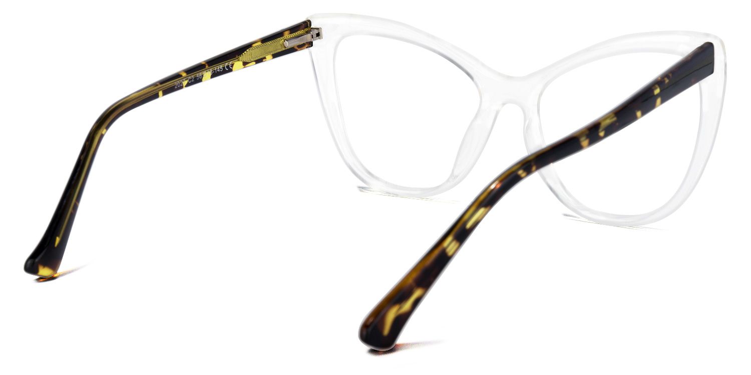 Shelby Cateye Clear Glasses | ZEELOOL UK4