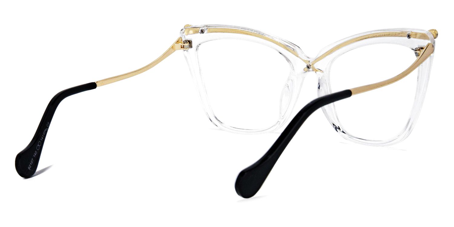 Winston Butterfly Clear Frame Glasses | ZEELOOL UK4
