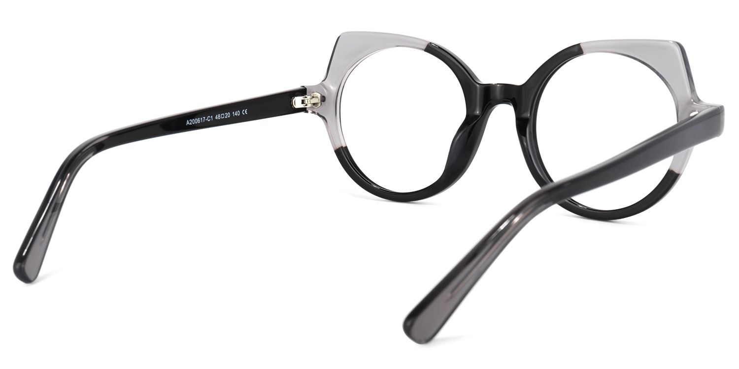 Gilbert Cateye Black Glasses | ZEELOOL UK4
