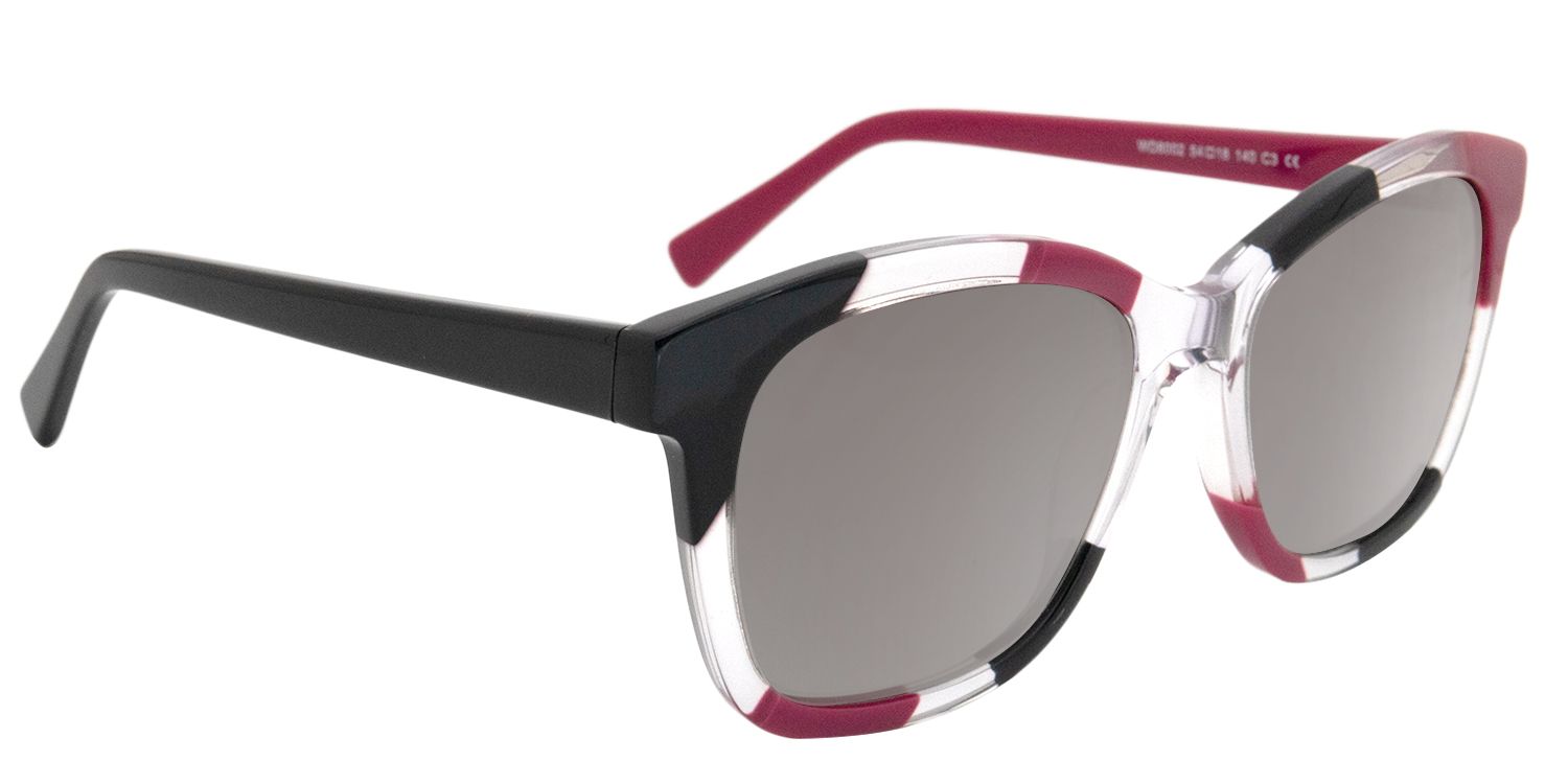 Ainslee Square Black Sunglasses | ZEELOOL UK3