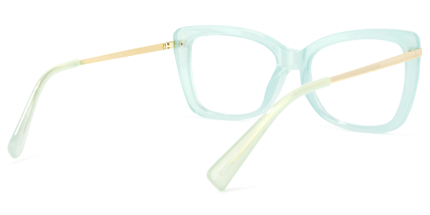Yulia Cateye Green Glasses | ZEELOOL UK4