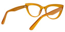 Makie Cateye Yellow Glasses4