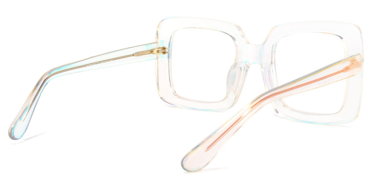 Willie Square Clear Glasses | ZEELOOL UK4