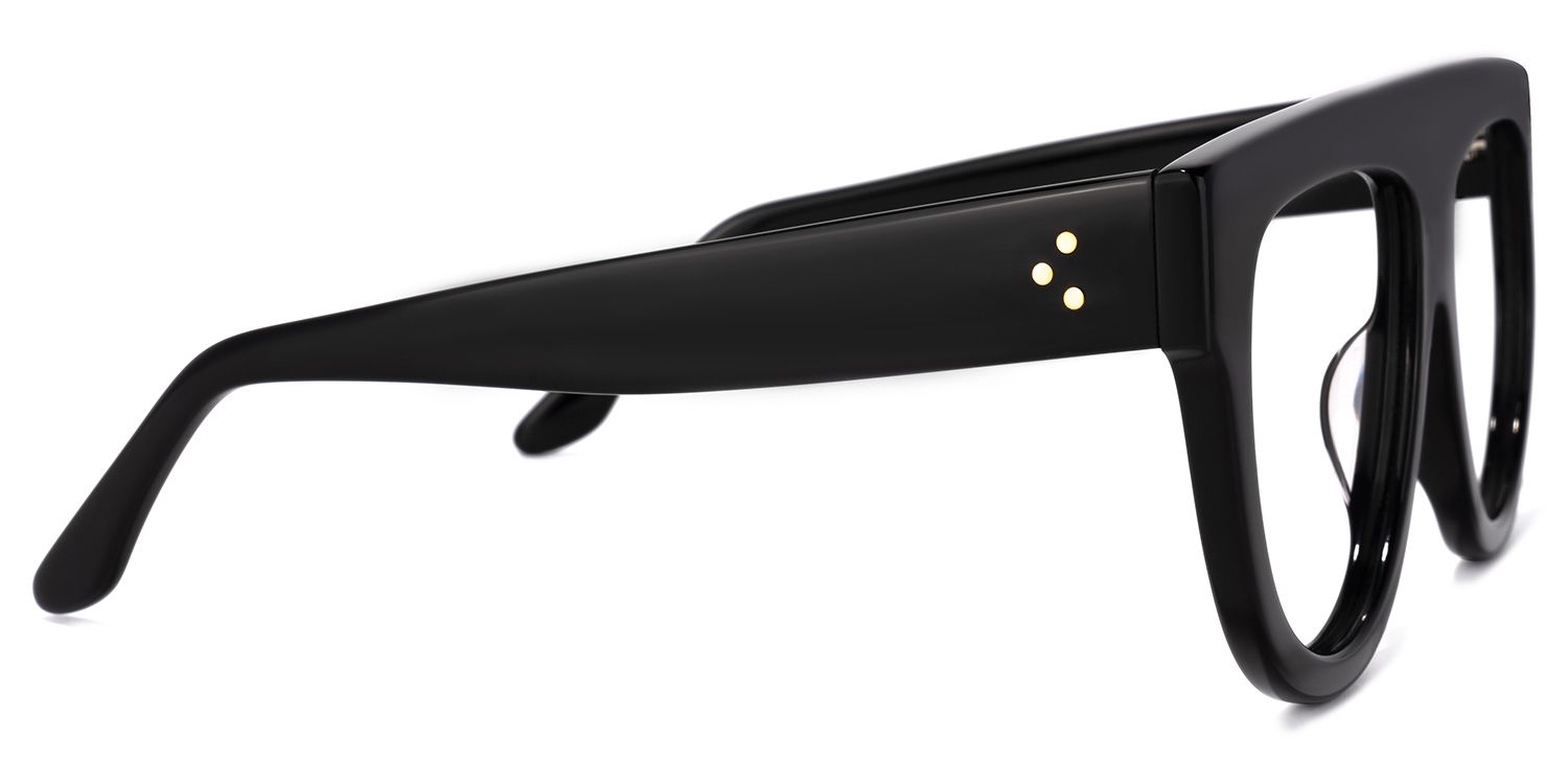 Jules Black Glasses | ZEELOOL UK3