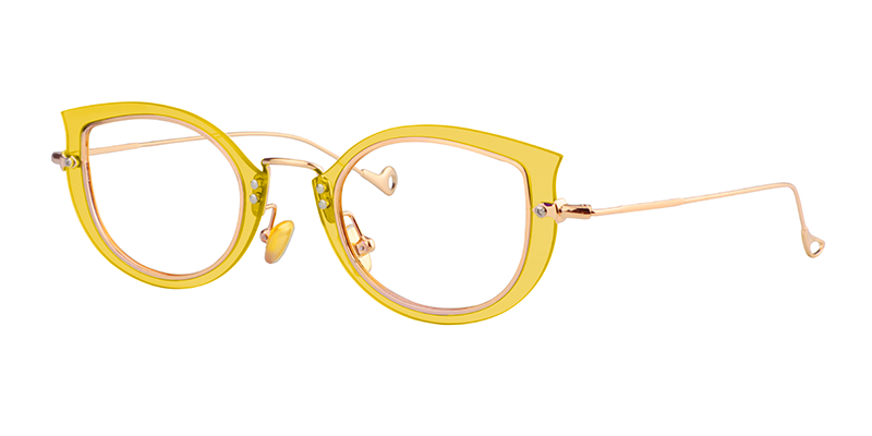 Cat Eye Yollow Glasses | ZEELOOL UK2