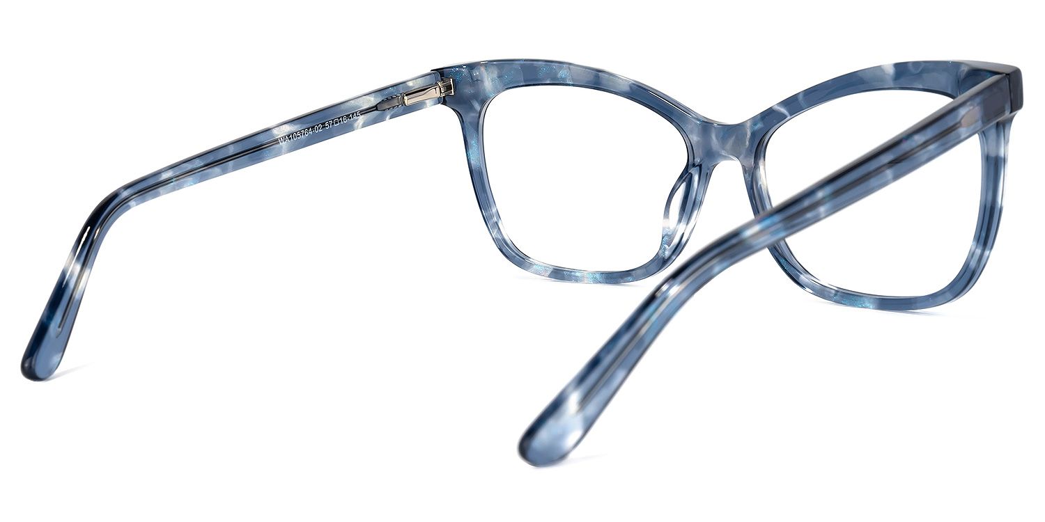 Richardson Cateye Blue Glasses | ZEELOOL UK4