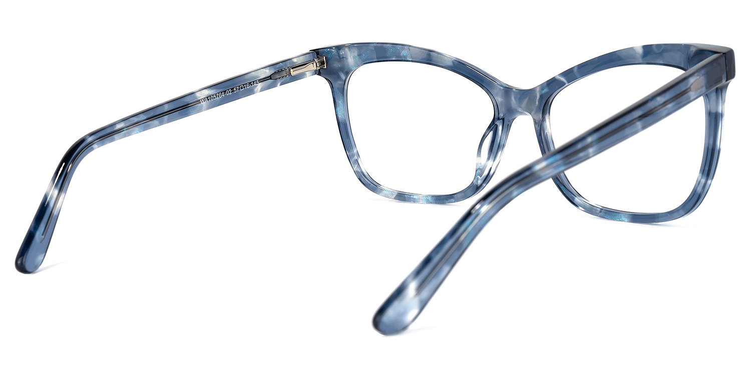 Richardson Cateye Blue Glasses | ZEELOOL UK4
