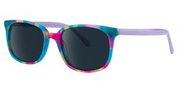 Angell Blue Rectangle Sunglasses1