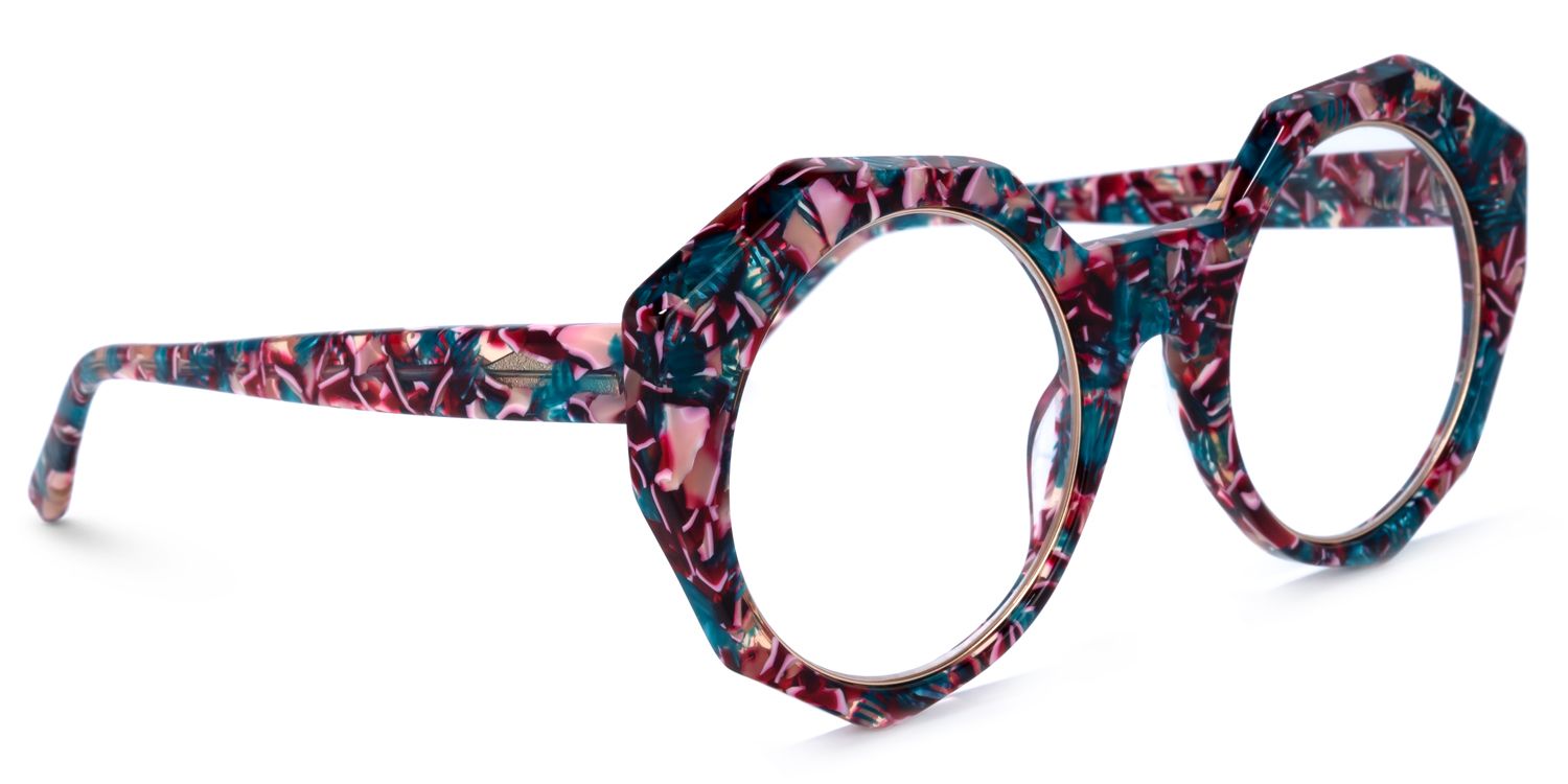 Bogar Geometric Floral Glasses | ZEELOOL UK2