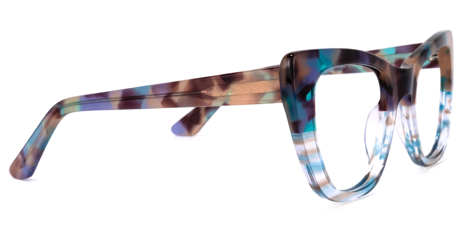 Lewis Cateye Multicolor Glasses | ZEELOOL UK3