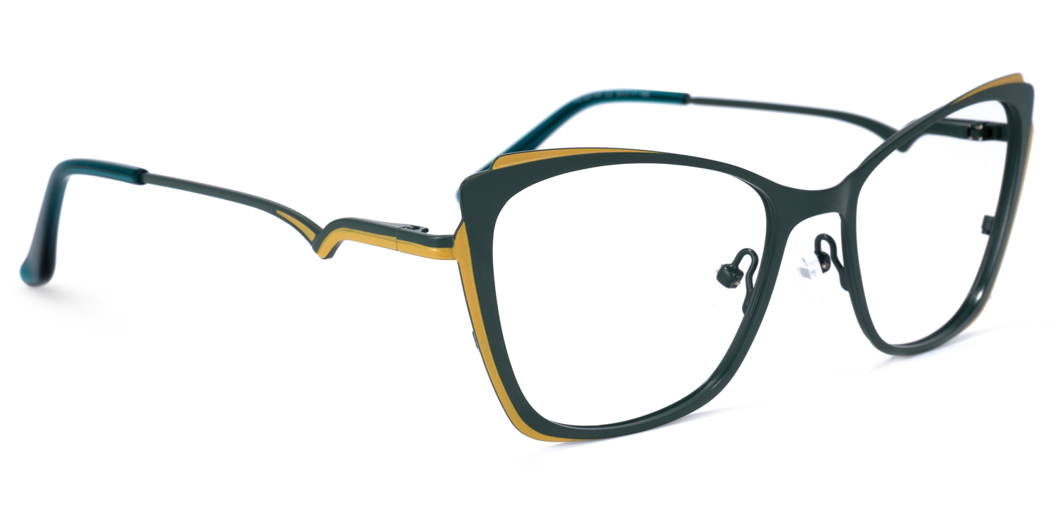 Divas Cateye Green Glasses | ZEELOOL UK2