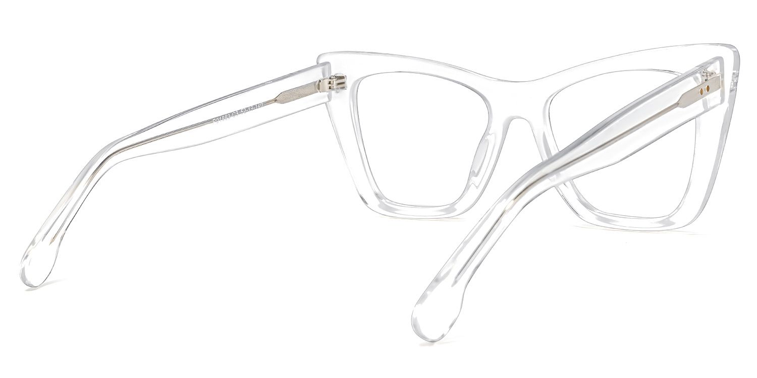 Kovacina Cateye Clear Glasses | ZEELOOL UK4