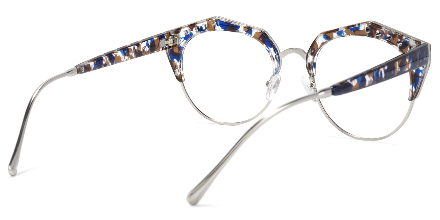Latoya Geometric Floral Glasses | ZEELOOL UK4