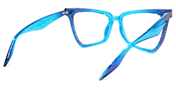 Cicely Blue Geometric Glasses5
