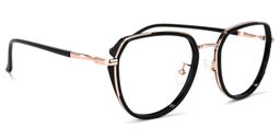 Nash Geometric Black Glasses2