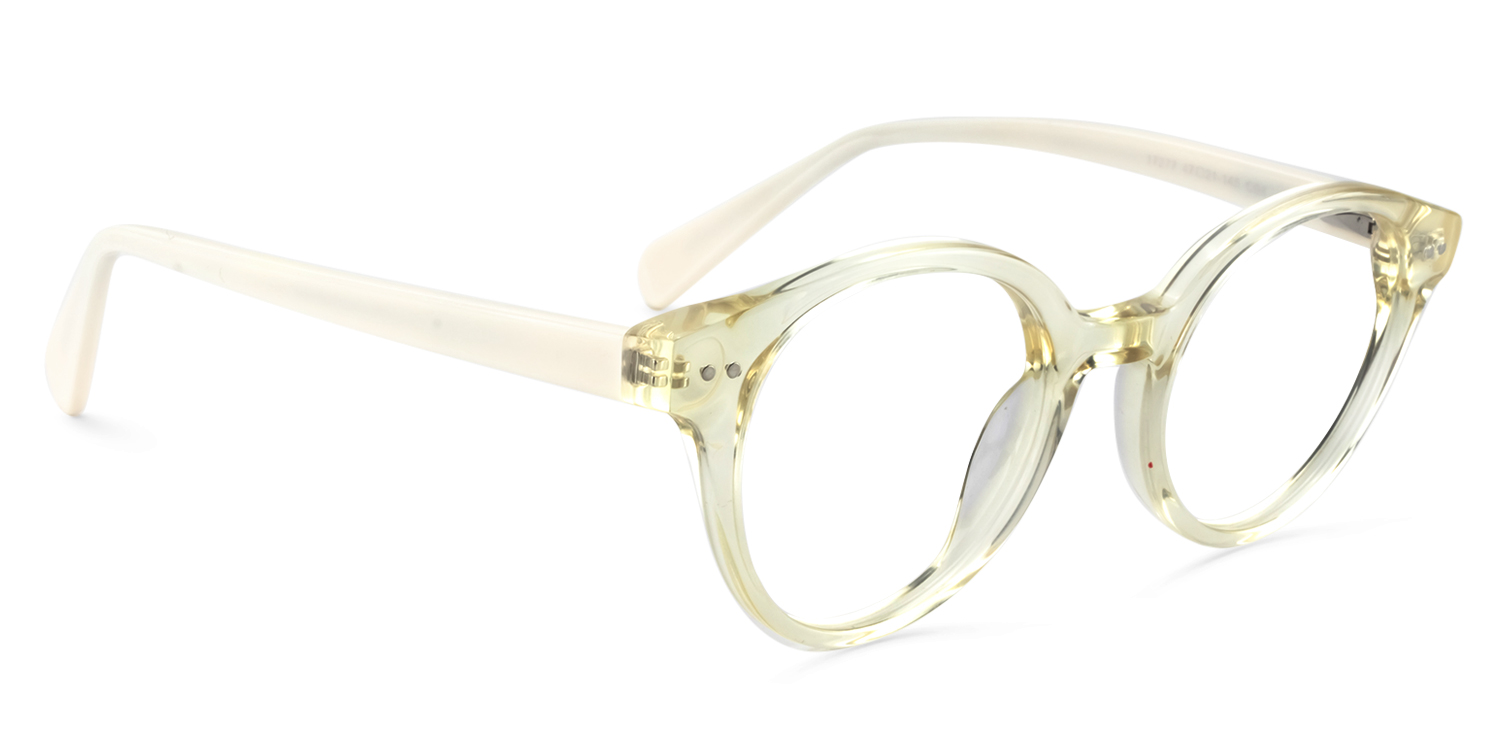 Round Yellow Glasses | ZEELOOL UK3